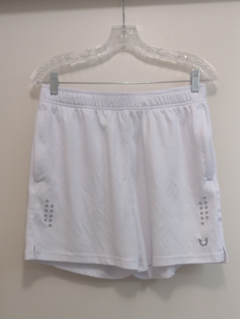 Northyard Men's White Athletic Shorts (J1340)